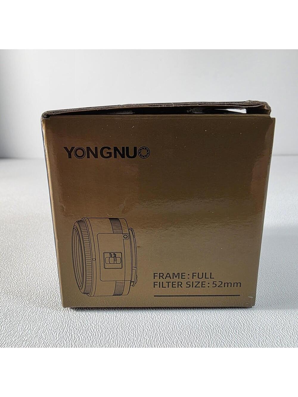 YONGNUO YN50mm F1.8 Aperture Auto Focus Lens For Canon EF Mount EOS Camera